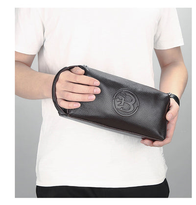 Bolsa de Cuero Genuino Impermeable para Hombre - Image 12
