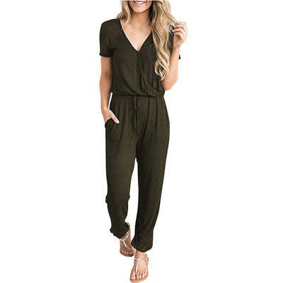 Jumpsuit Mujer Escote en V Cruzado - Image 6