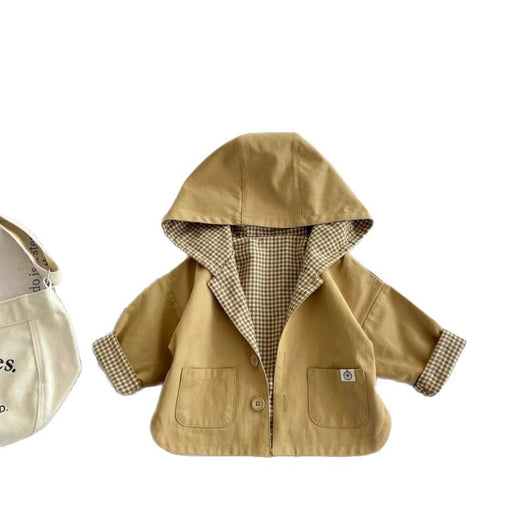 Abrigo Impermeable con Capucha Estilo Coreano para Niños - Image 5