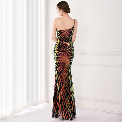 Vestido de Noche con Lentejuelas Brillantes para Fiestas y Eventos Especiales - Image 8
