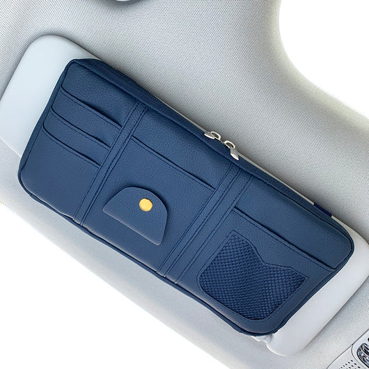 Organizador de Visera para Auto con Funda de Cuero Premium - Image 12