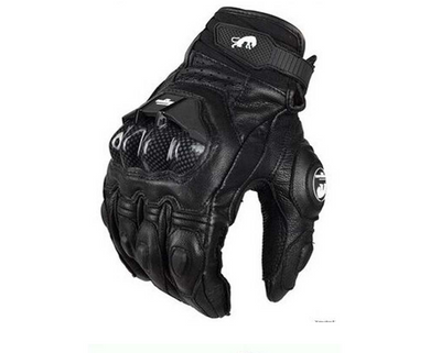 Guantes de Motociclista en Fibra de Carbono y Cuero - Protección Todo Clima - Image 5