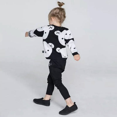 Suéter Tejido Oso Blanco y Negro para Bebés Niños y Niñas - Image 11