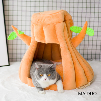 Cama Nido Acolchada para Gatos - Casa Confortable con Diseño Acogedor - Image 7