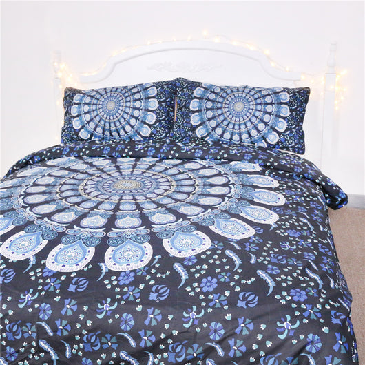 Juego de Cama Pavo Real Azul - Image 2