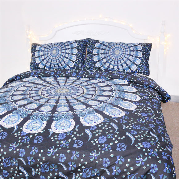 Juego de Cama Pavo Real Azul