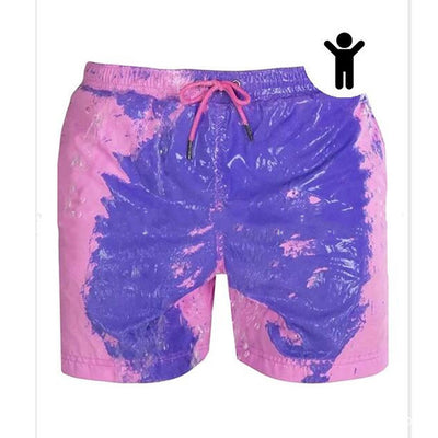 Shorts de Baño Termocromáticos para Hombre - Secado Rápido y Estilo Verano - Image 15