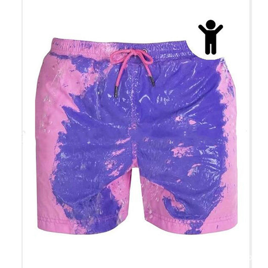 Shorts de Baño Termocromáticos para Hombre - Secado Rápido y Estilo Verano - Image 15