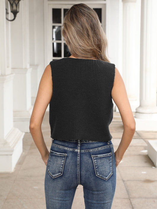 Chaleco Cardigan Mujer con Lazada y Encaje - Image 16