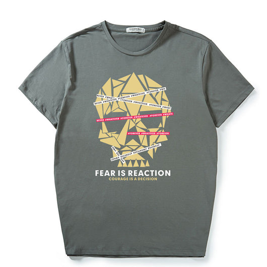 Playera de Calavera Summer Tide para Hombre - Manga Corta - Image 14
