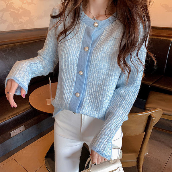 Cardigan Tejido Ligero Primavera-Verano Corto y Suelto