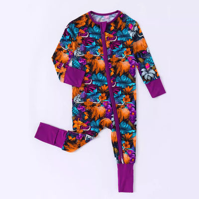 Pijama Enterizo para Bebé con Cierre Doble y Botines Integrados