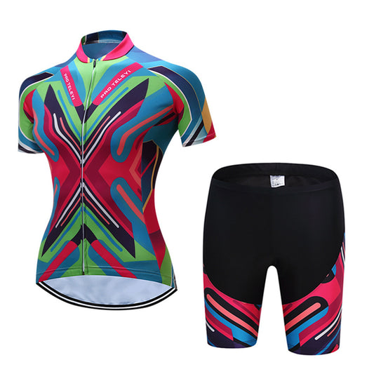 Maillot Ciclista Mujer Manga Corta - Image 2