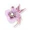 Embroidery brooch Phoenix bird pin Morado