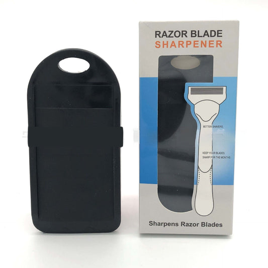 Afilador y Limpiador de Cuchillas para Afeitadora Negra