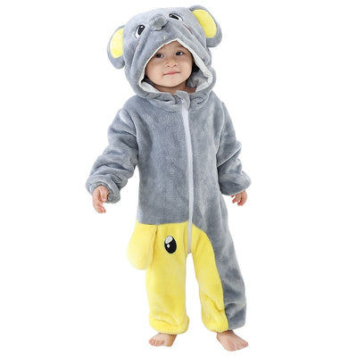 Mameluco Franela Estampado Animales para Bebé 3 Años - Ropa Otoño Europea - Image 14