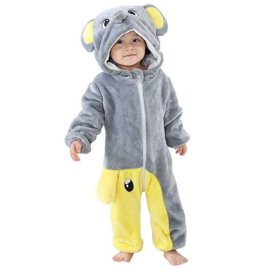 Mameluco Franela Estampado Animales para Bebé 3 Años - Ropa Otoño Europea - Image 14