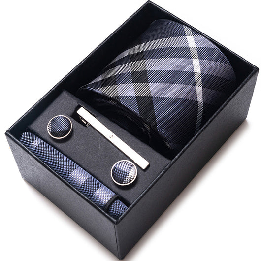 Corbata Jacquard Profesional Tejida en Trama para Negocios - Image 49