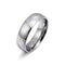 Titanium Steel Ring Men's Ring Ring Plateado Number 10