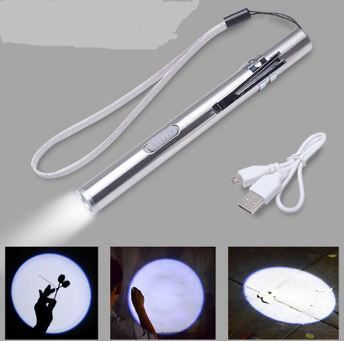 Linterna LED Lunar Recargable USB - Alcance Extendido Portátil - Image 3