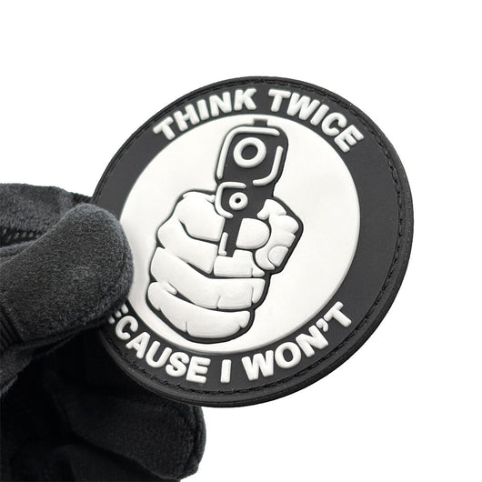 Parche de Moral de PVC - THINK TWICE BECAUSE I WON'T - Image 21