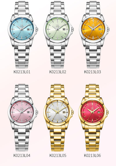 Reloj Elegante para Mujer Acero Inoxidable Resistente al Agua - Image 23