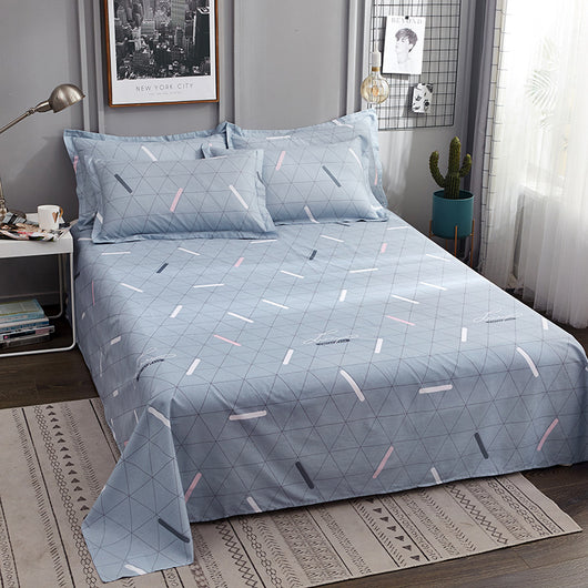 Juego de Sábanas de Algodón Doble para Dormitorio Estudiantil - Image 28