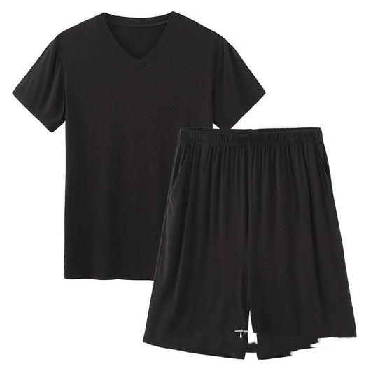 Pijama de Verano Modal para Hombre - Shorts y Manga Corta - Image 4