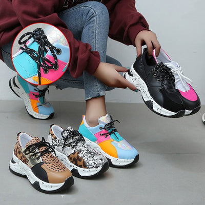 Zapatillas Deportivas Estampado Leopardo Mujer - Comodidad y Estilo - Image 5