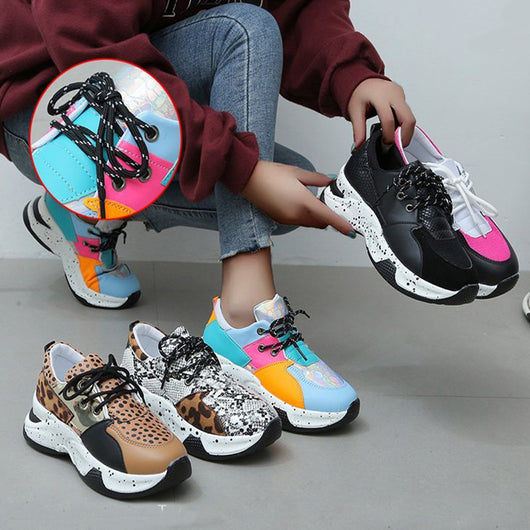 Zapatillas Deportivas Estampado Leopardo Mujer - Comodidad y Estilo - Image 5