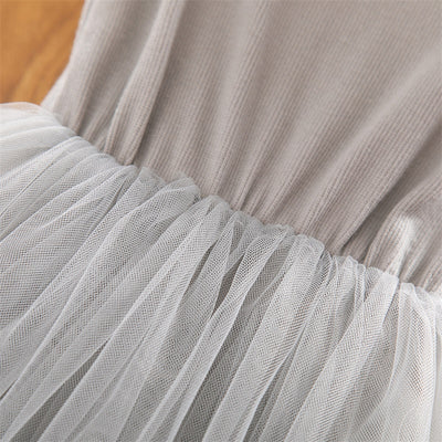 Vestido Infantil de Encaje Elegante para Niñas 3-8 Años - Image 8