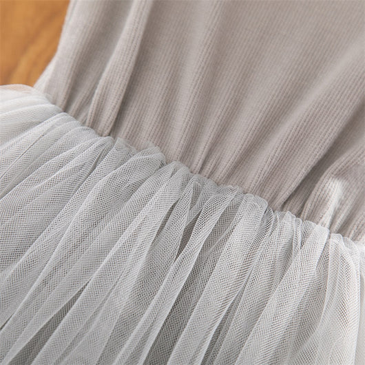 Vestido Infantil de Encaje Elegante para Niñas 3-8 Años - Image 8