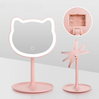 Espejo de Maquillaje LED Recargable con Luz de Relleno - Image 11