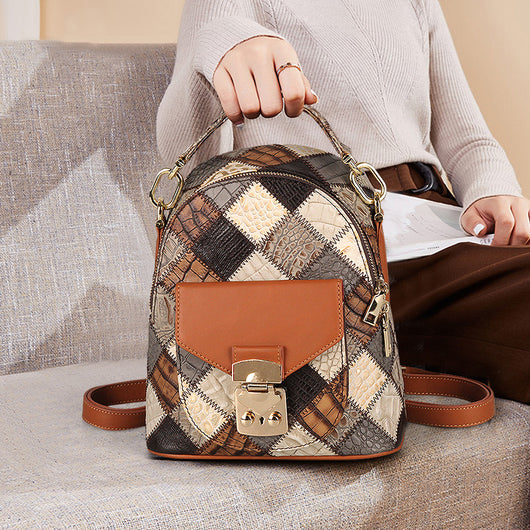 Mochila de Viaje en Cuero para Mujer - Estilo Verano - Image 12