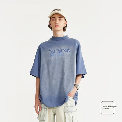 Playera Estampada 3D con Tinte Degradado para Hombre - Primavera y Verano - Image 4