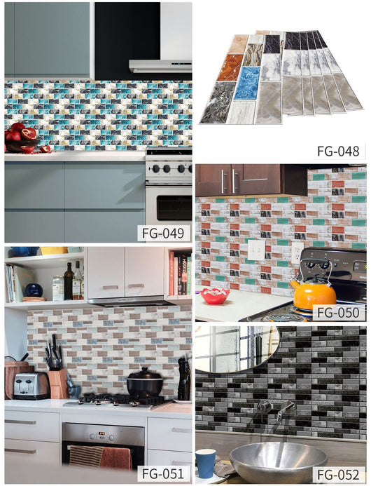 Adhesivos de Pared Retro Europeos Resistentes al Agua y Grasa para Cocina - Image 7
