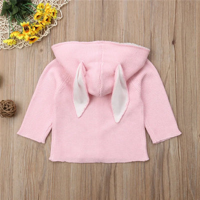 Cardigan Bebé Niña con Orejas de Conejo - Manga Larga Suave - Image 11