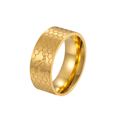 Anillo de Acero Inoxidable Dopamina para Parejas - Image 5