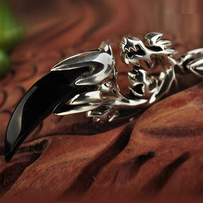 Colgante de Ágata Negra en Plata 925 - Estilo Poder Personalizado para Hombre - Image 7