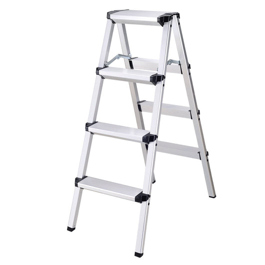 Escalera Taburete Plegable de Aluminio Doble Cara