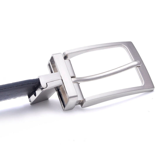 Cinturón Casual para Hombre con Hebilla Giratoria Automática - Image 2