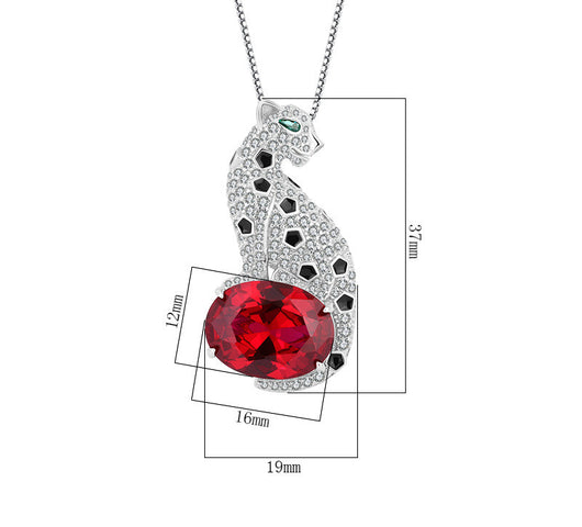 Collar Colgante Leopardo Elegante para Mujer - Image 5