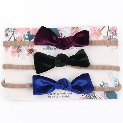 Diadema Elástica sin Costuras con Moño Grande para Bebé - Image 16