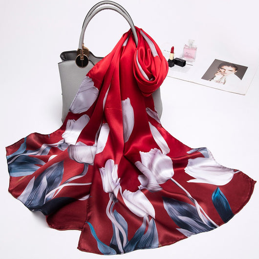 Pañuelo de Seda Versátil para Mamá - Diseño Elegante Multiusos - Image 18