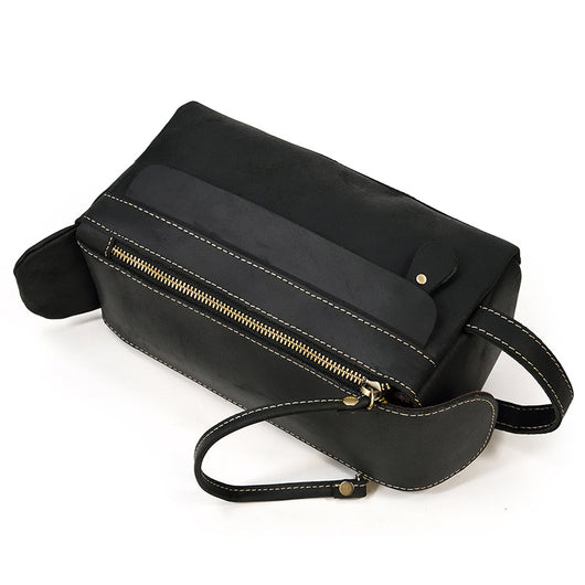 Bolso de Cuero Crazy Horse Gran Capacidad - Cartera de Mano Premium - Image 75