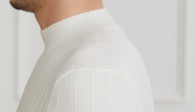 Polera Cuello Alto Lana Merino Manga Corta - Image 14