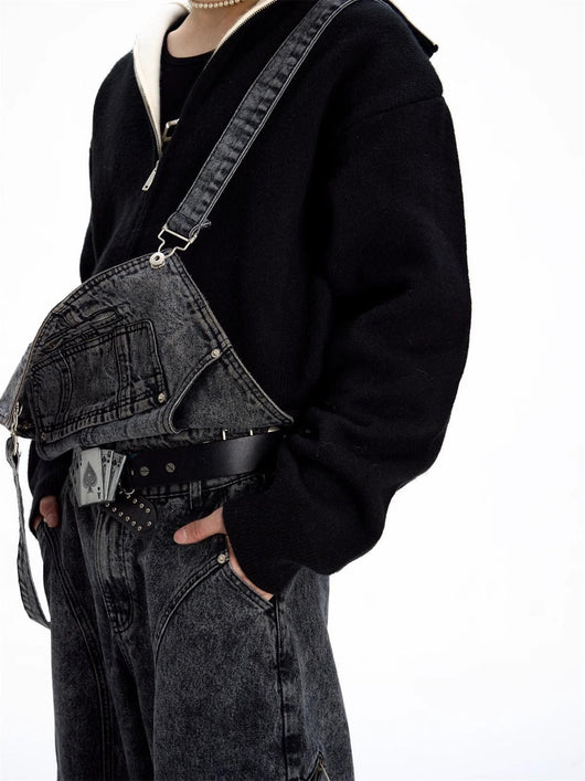 Pantalones Vaqueros Estilo Vintage Americano con Costuras de Diseño - Image 11