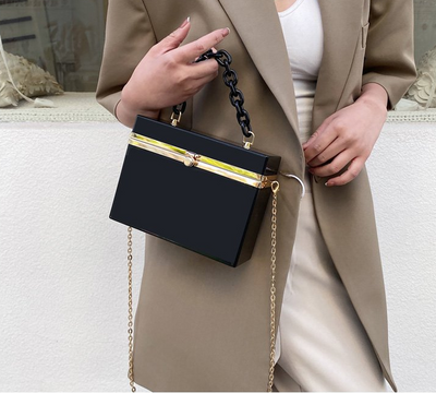 Bolso de Mano Candy Color con Cadena - Clutch Elegante para Eventos - Image 15