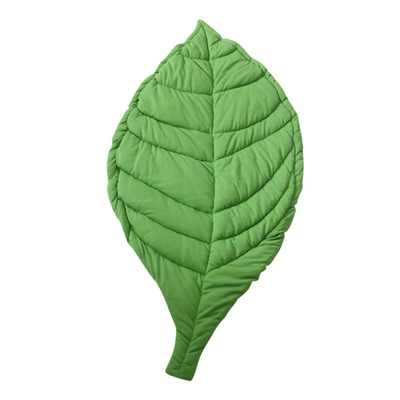 Manta de bebé con forma de hoja