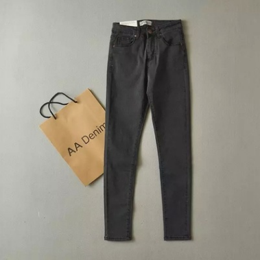 Pantalones Vaqueros Elásticos Cintura Alta Slim Fit - Image 6